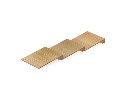 Modify Gewürzeinlage B 137,5 x T 472 x H 26 mm, Eiche hell / Besteckeinsatz Holz