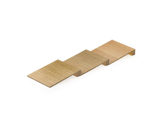 Modify Gewürzeinlage B 137,5 x T 472 x H 26 mm, Eiche hell / Besteckeinsatz Holz
