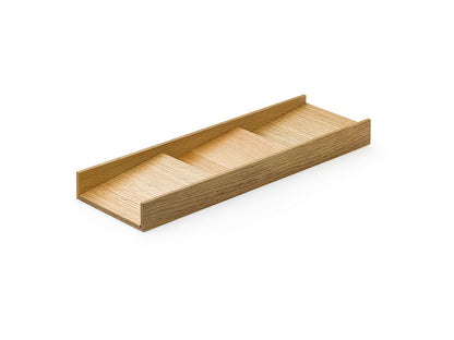 Modify Gewürzeinlage B 137,5 x T 472 x H 26 mm, Eiche hell / Besteckeinsatz Holz