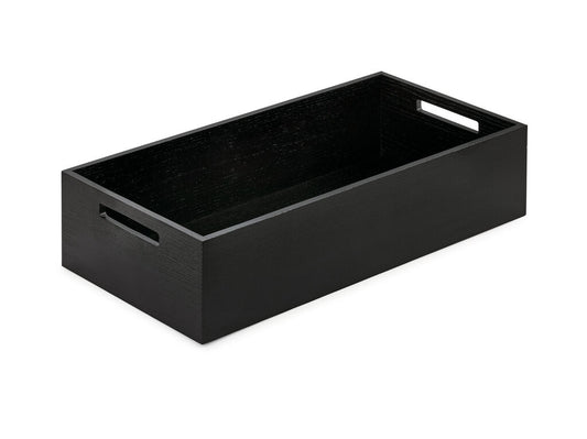 Modify Box 1 für Auszüge B 236 x T 472 x H 110 mm, Esche schwarz / Holzbox