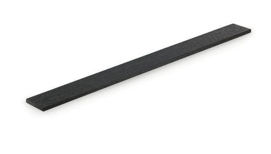 Modify Ausgleichsleiste bis 1200er Schrank, H 43 x T 8 mm, Esche schwarz / Besteckeinsatz Holz