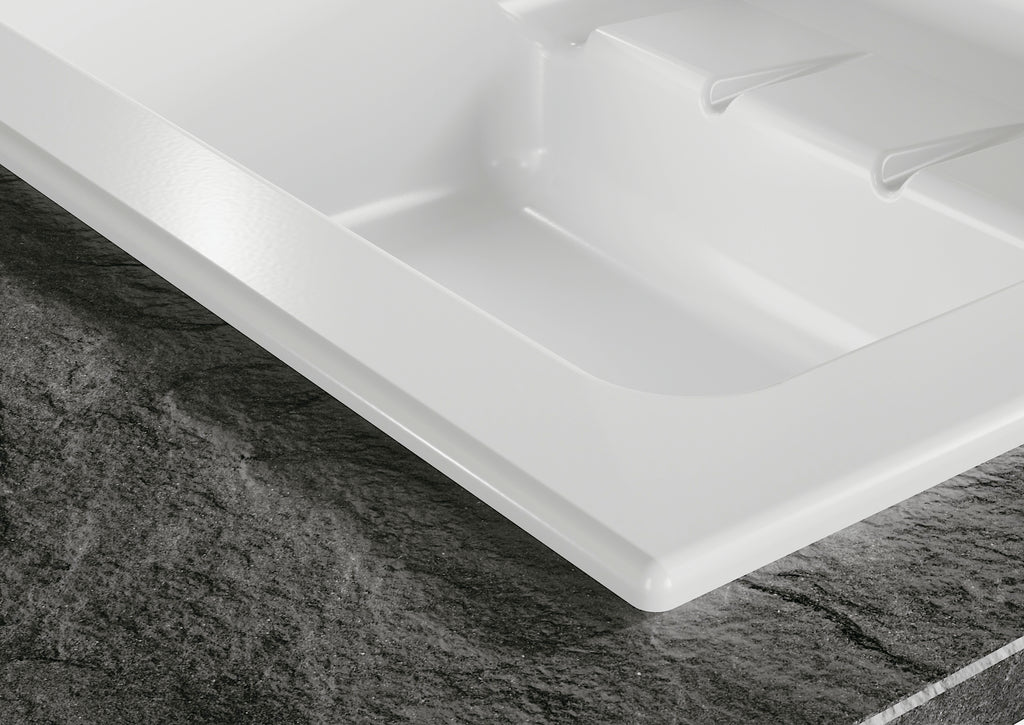 NABER Einbauspüle PickUP E mit Premium-Drehexzentergarnitur, ab 600 mm Schrankbreite, Keramik