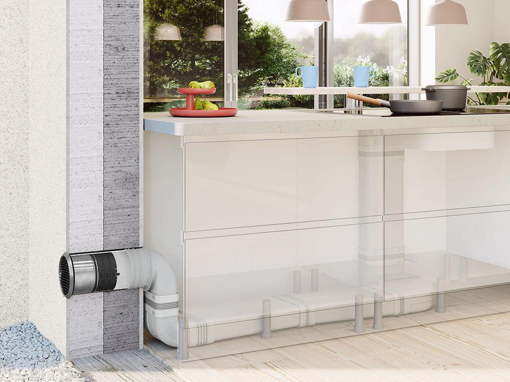 P-VRO 150 Flachkanalrohr / COMPAIR PRIME flow®