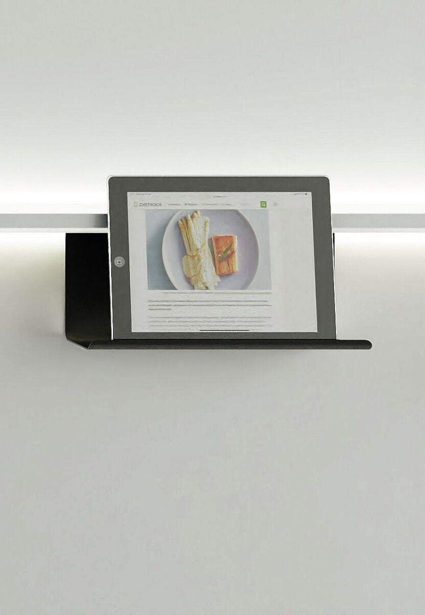 Naber 8041222 transFORM Ablage 3 für Relingsystem, schwarz matt
