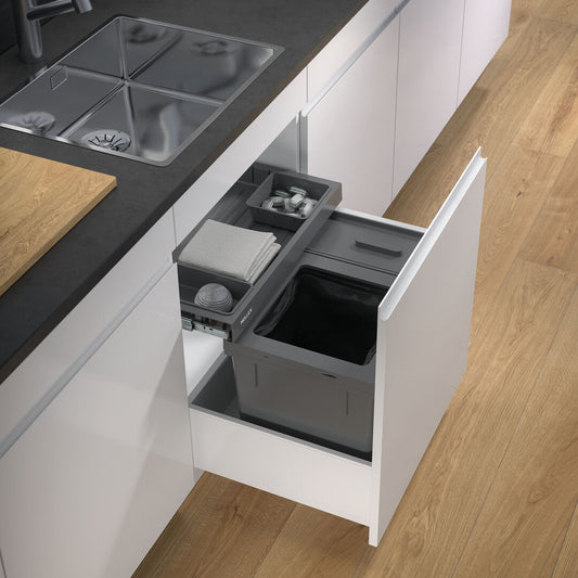 Abfallsammler X-LINE 600/M7 mit Premium Schublade, anthrazit für 60 cm Schrankbreite