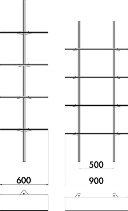 Naber 8041256 transFORM Set-3, Regalsystem, schwarz matt – Bild 3