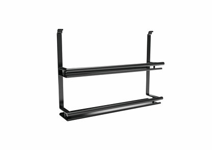 Linero Style Gewürzbord 2-etagig, schwarz matt / Relingsystem / Kesseböhmer