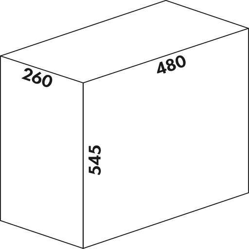 Wesco Abfallsorter 42 Liter Traditionline Single-Boy 545 S/300-1 ab 30 cm Schrankbreite, alugrau – Bild 2