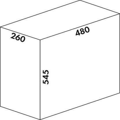 Wesco Abfallsorter 42 Liter Traditionline Single-Boy 545 S/300-1 ab 30 cm Schrankbreite, alugrau – Bild 2