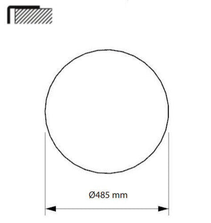 LAVABO 12090S Küchenspüle SATURN in schwarz mit Ablauf in Schwarz / Rundbeckenspüle / Kompositspüle – Bild 3