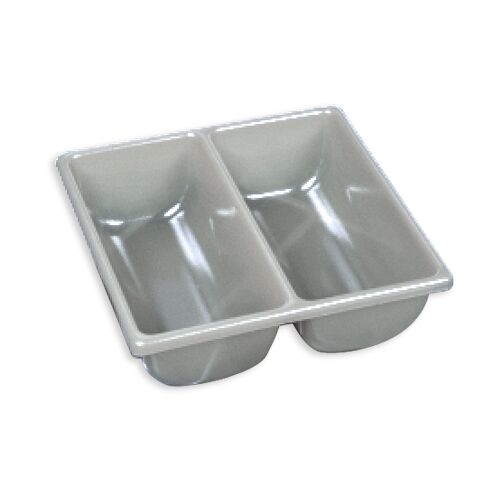 Einlegschale silber für SCOOPII / Einsatzschale / Besteckeinsatz / Mehrzweckeinsatz / Zubehör