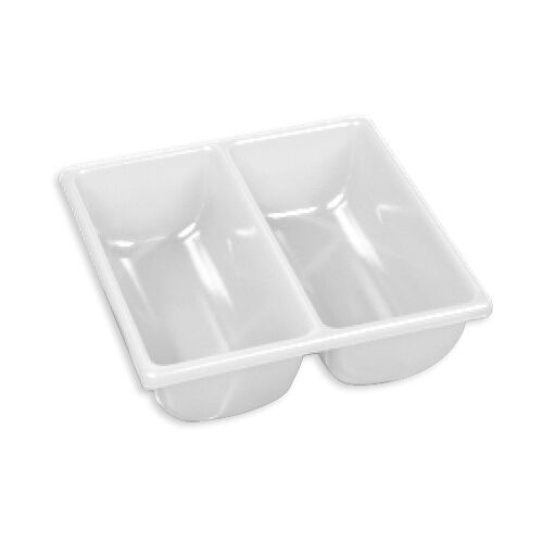 Einlegschale weiß genarbt für SCOOPII / Einsatzschale / Besteckeinsatz / Mehrzweckeinsatz / Zubehör
