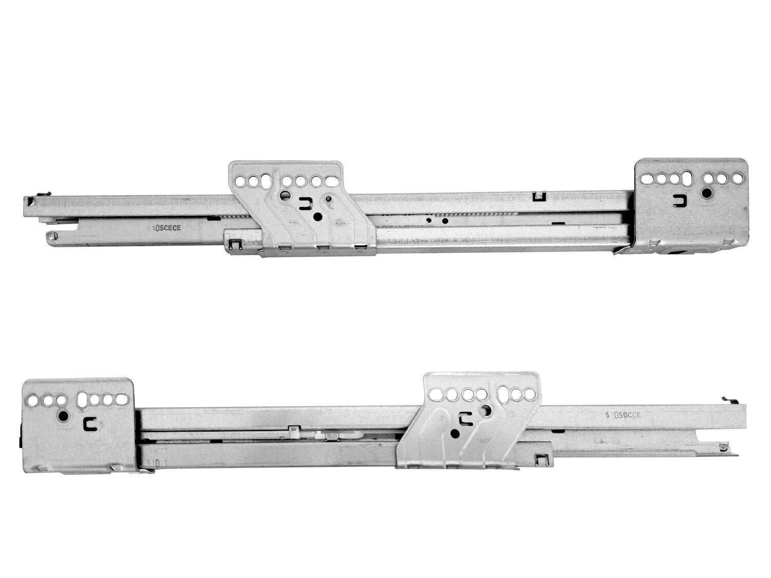 Führungsschienen (1 Paar) für COX CLAN mit Tiefe 515 mm und Cox Wash / Auszugsschienen