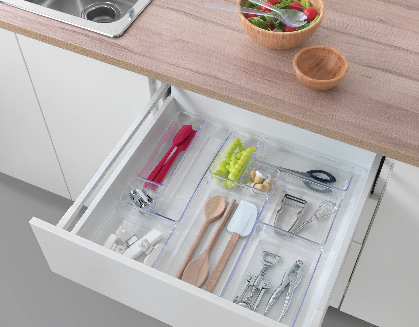 Metaltex Schubladen-Organizer SLIM SMALL ohne Deckel / Organisationsbox