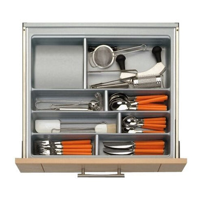 Besteckeinsatz SCOOPII 50 cm (B 400-440 x T 450-490 mm) / Mehrzweckeinsatz / Besteckkasten / Besteckeinsätze