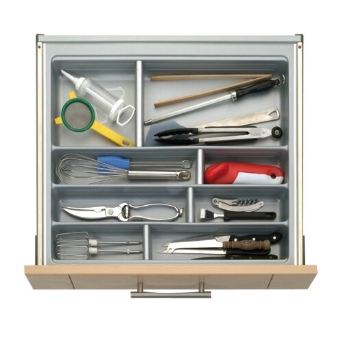 Besteckeinsatz SCOOPII 80 cm (B 700-740 x T 450-490 mm) / Mehrzweckeinsatz / Besteckkasten / Besteckeinsätze