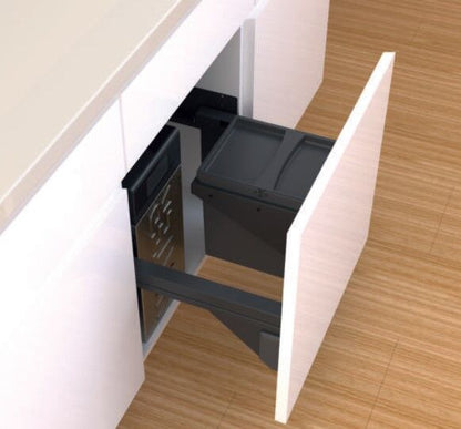 Wesco Abfallsammelsystem Pullboy Soft Fusion 320 K/600-1, anthrazit, 17 (1x17) Liter für 60 cm Schrank – Bild 4
