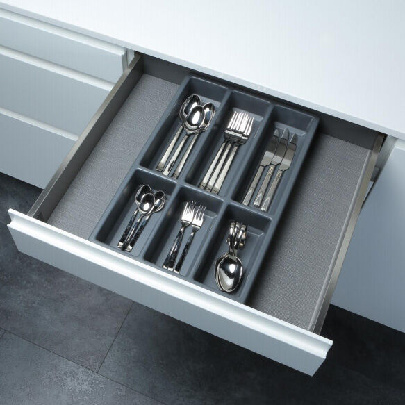 Besteckeinsatz SEPARADO 550 Schiefergrau B 300 x T 474 mm / Besteckkasten / Besteckeinsätze