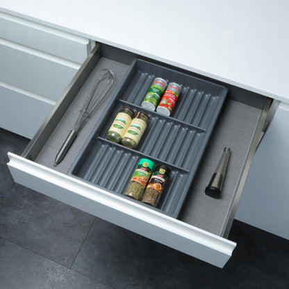Gewürzeinsatz SEPARADO 550 Schiefergrau  B 300 x T 474 mm / Gewürzdoseneinsatz