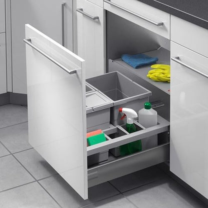 Hailo 3620511 Abfallsorter SEPARATO K 50 mit 3-fach-Trennung für 50 cm Schrankbreite / Abfallsorter / Mülleimer – Bild 2