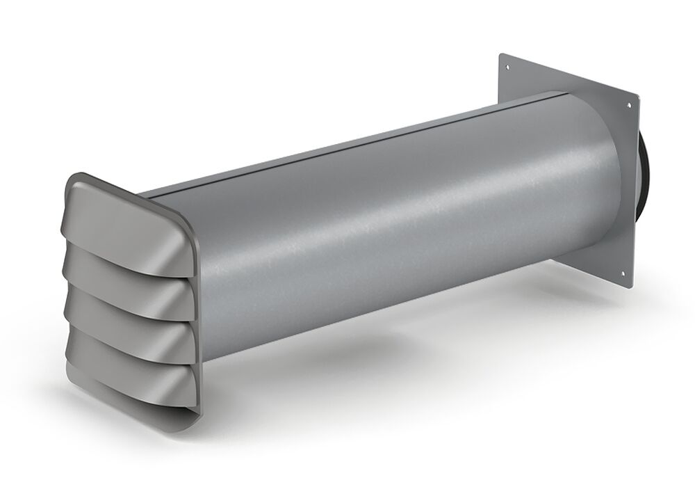 SF-E-Jal Col® 150 Mauerkasten inkl. THERMOBOX Wärmerückhaltesystem / COMPAIR STEEL flow 150 (System Ø 150)