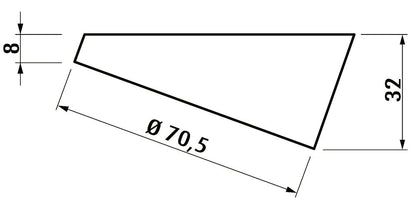 SLASH LED Aufbauleuchte im Aluminiumgehäuse, edelstahlfarbig / Unterbauleuchten / Lumica – Bild 2