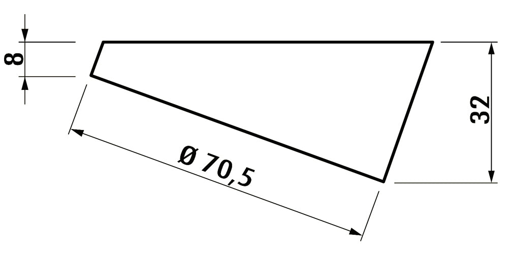 SLASH LED Aufbauleuchte im Aluminiumgehäuse, edelstahlfarbig / Unterbauleuchten / Lumica