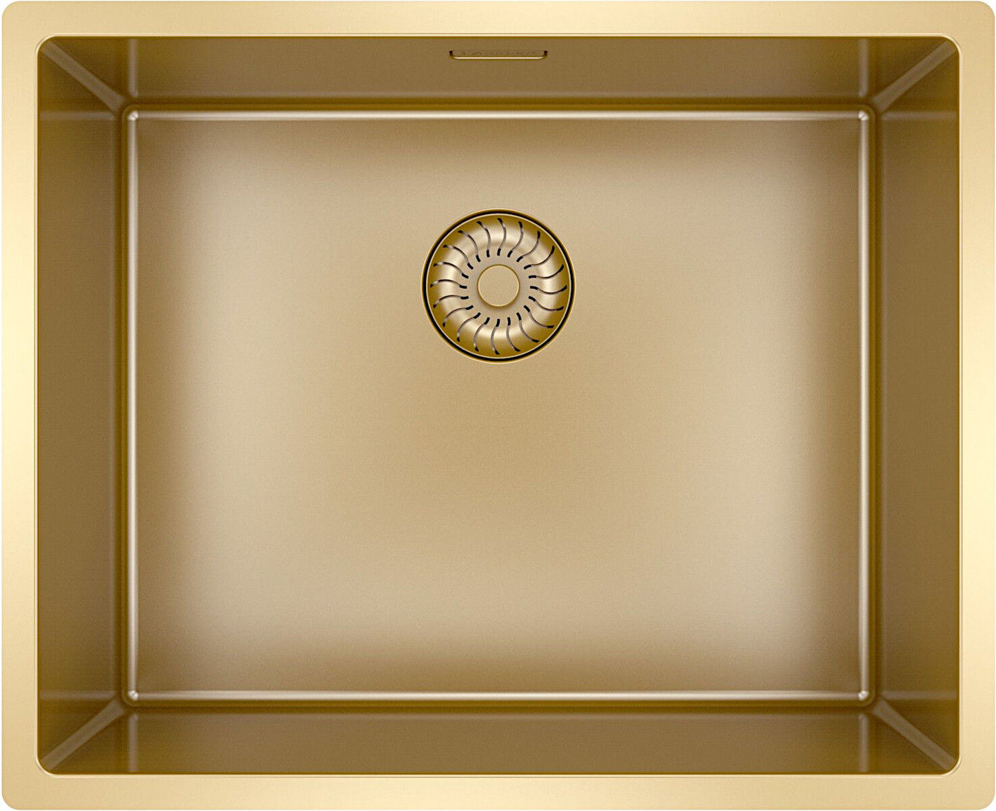 CARESSI Spüle CAPPO R10 GOLDEN LINE mit kompletten Montagezubehör / ab 60 cm Schrankbreite / Einbauspüle