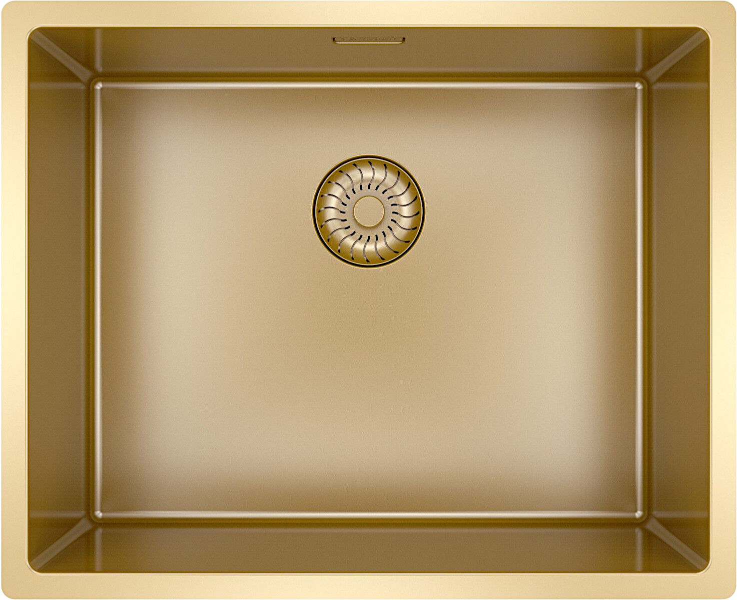 CARESSI Spüle CAPPO R10 GOLDEN LINE mit kompletten Montagezubehör / ab 60 cm Schrankbreite / Einbauspüle