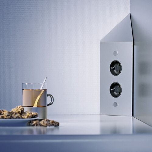 THEBO-Licht Steckdosenelement ST 3007C-CH Schweizer Norm mit zwei Anschlüssen – Bild 3