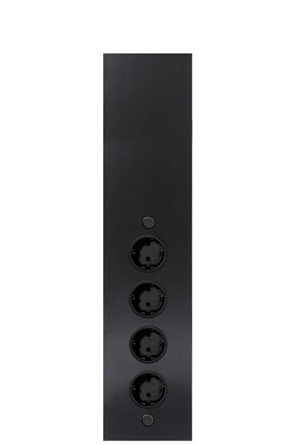 Energie-Ecksäule ST 3007/490 in EDELSTAHL oder SCHWARZ mit 4 Steckplätzen / Mehrfachsteckdose / Ecksteckdose – Bild 7