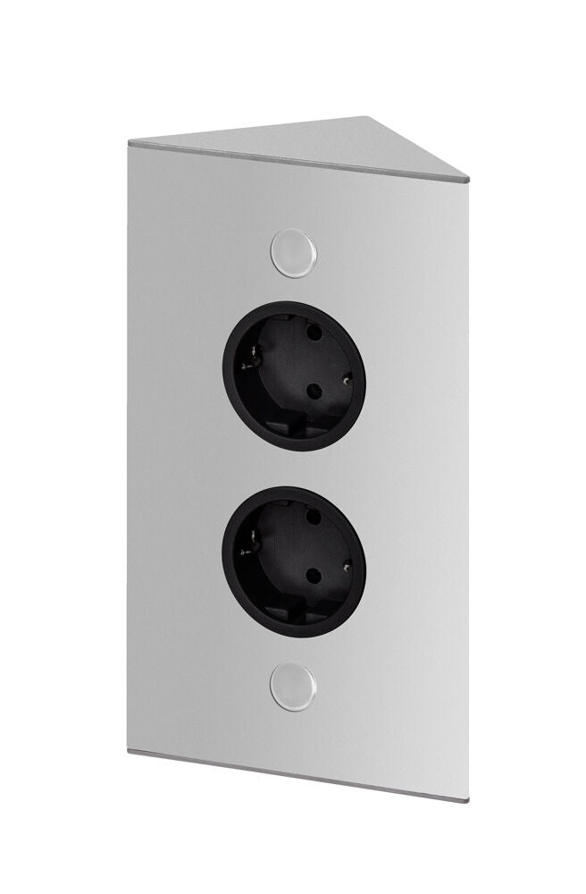 THEBO 2-fach Energie-Ecksäule ST 3007-2 / Ecksteckdosen / Steckdosenleiste / Steckdosen – Bild 5