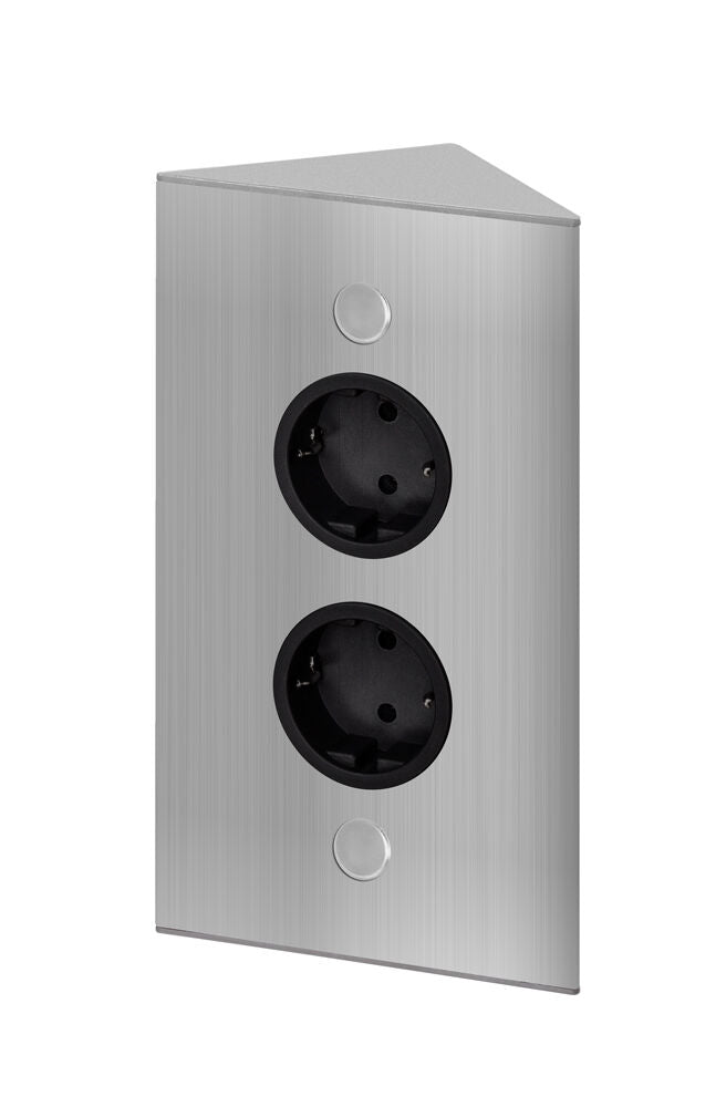 THEBO 2-fach Energie-Ecksäule ST 3007-2 / Ecksteckdosen / Steckdosenleiste / Steckdosen – Bild 4