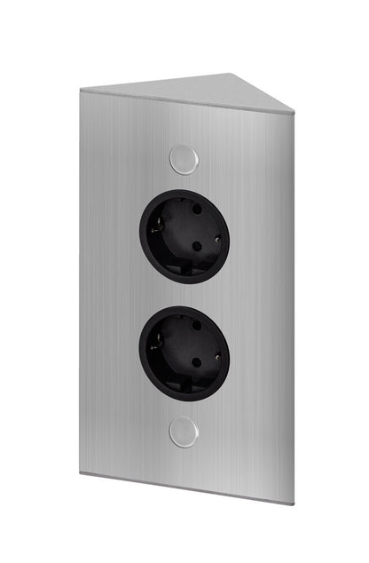 THEBO 2-fach Energie-Ecksäule ST 3007-2 / Ecksteckdosen / Steckdosenleiste / Steckdosen – Bild 4
