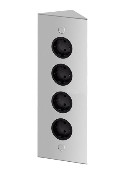 THEBO 4-fach Energie-Ecksäule ST 3007/320 in Säulenform / Ecksteckdosen / Steckdosenleiste / Steckdosen – Bild 5