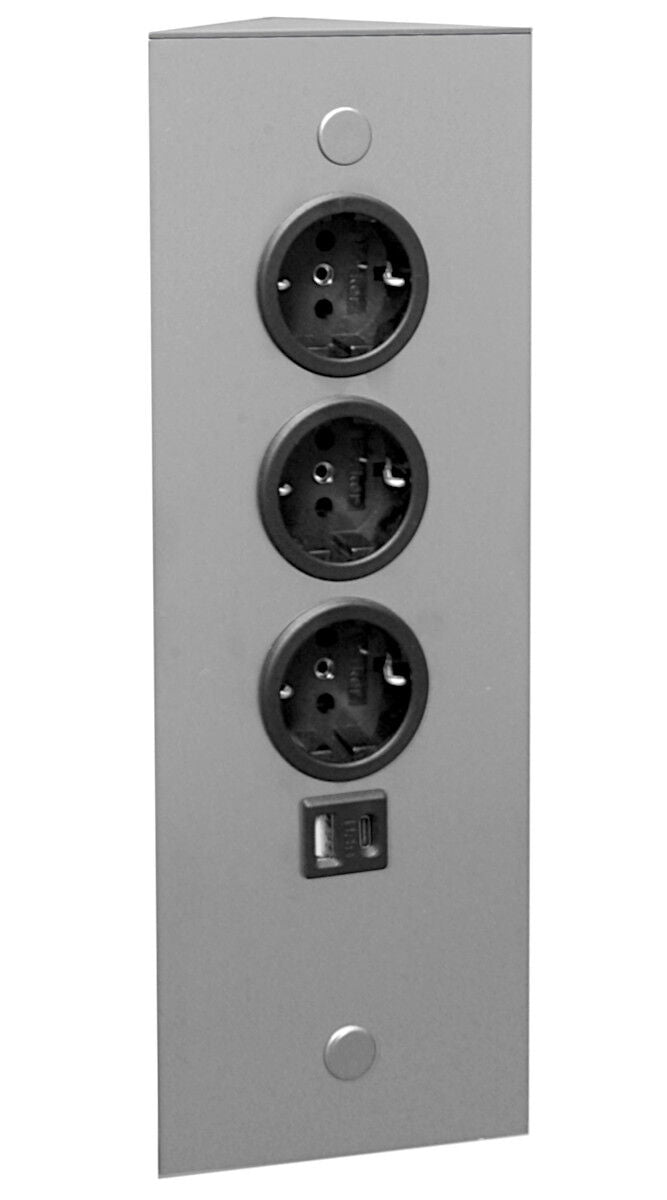 THEBO Energie-Ecksäule ST 3007/320/3 USB A und C / Ecksteckdosen / Steckdosenleiste / Steckdosen – Bild 5