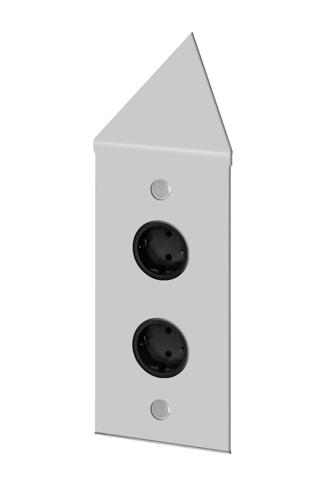THEBO 2-fach Energie-Ecksäule ST 3007-2C / Ecksteckdosen / Steckdosenleiste / Steckdosen – Bild 5