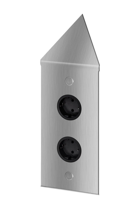 THEBO 2-fach Energie-Ecksäule ST 3007-2C / Ecksteckdosen / Steckdosenleiste / Steckdosen – Bild 4