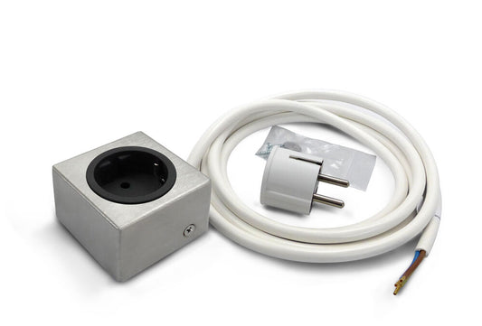 THEBO Schukosteckdose ST 3080 ST/1 in EDELSTAHL oder SCHWARZ / THEBO Licht / Steckdose / Schukostecker – Bild 7