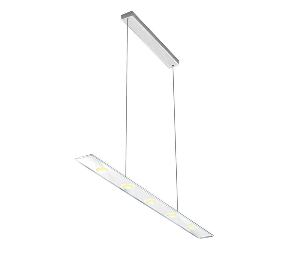 SUN Pendel LED mit Edelstahlgehäuse und 6 mm ESG-Glas opal weiß / Hängeleuchte / Pendelleuchte – Bild 5