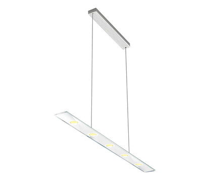 SUN Pendel LED mit Edelstahlgehäuse und 6 mm ESG-Glas opal weiß / Hängeleuchte / Pendelleuchte – Bild 5