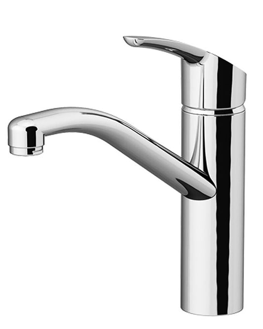 AquaCucina Armatur TELOS in CHROM mit schwenkbarem Festauslauf / AquaPointer / Küchenarmatur / Einhebelmischer