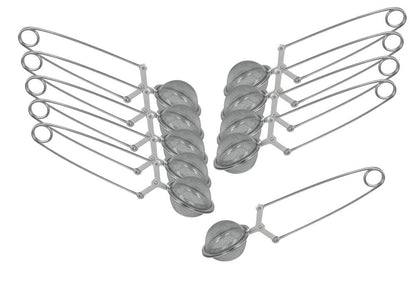 10er SET METALTEX 253810010 Teebrüher ø 4,5 cm aus INOX / Teesieb