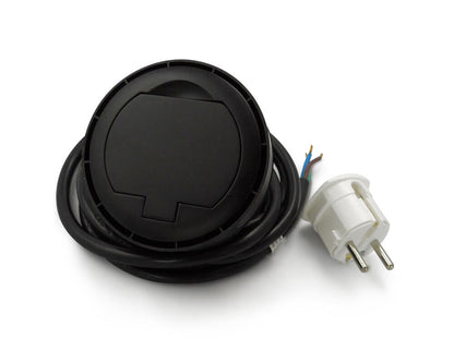 THEBO 1-fach Einbausteckdose ST 08 mit USB / Tischsteckdose – Bild 6