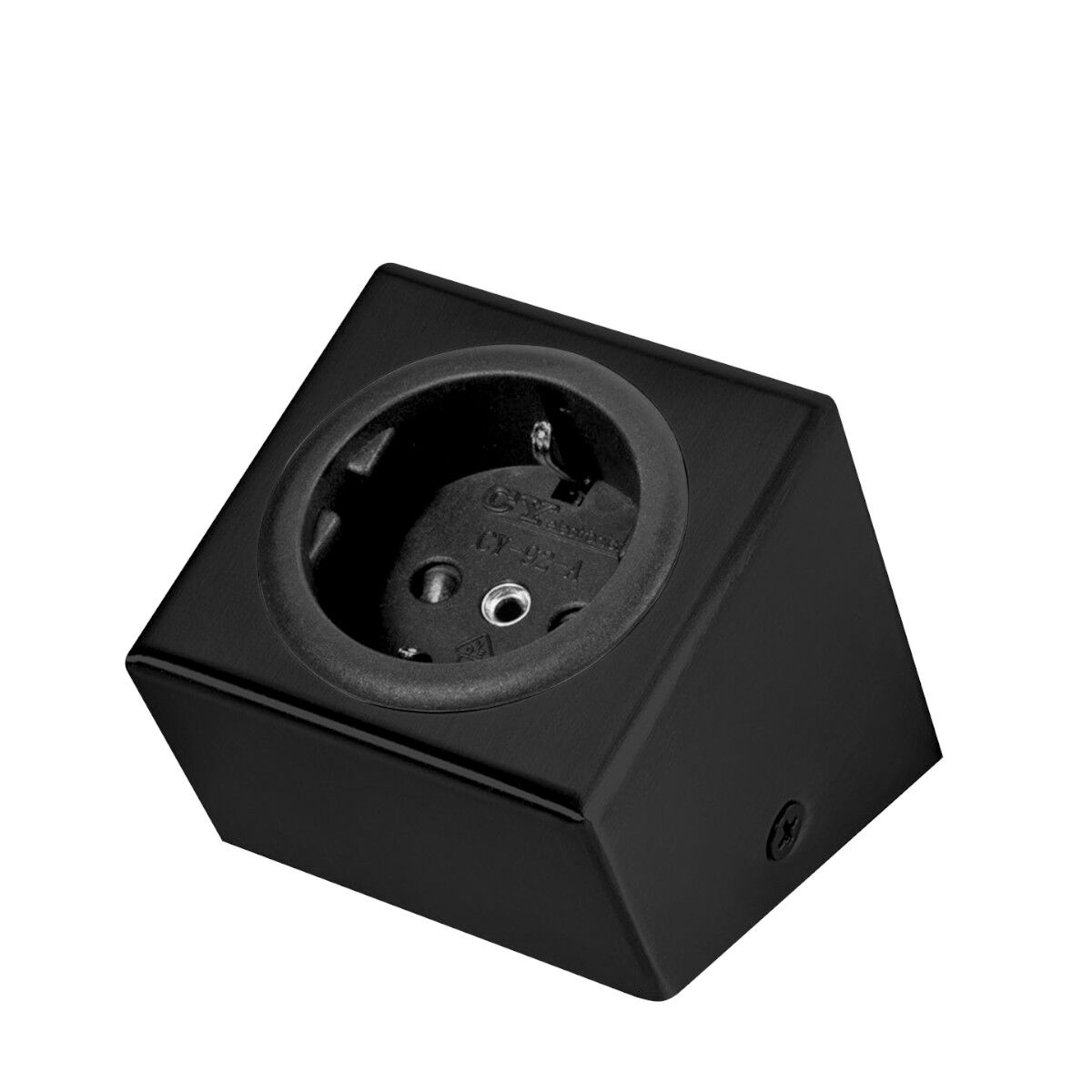 THEBO ST 3040 ST/1 Steckdosenelement in SCHWARZ / THEBO Licht / Unterbau Steckdose / Unterschranksteckdose / Steckdose…
