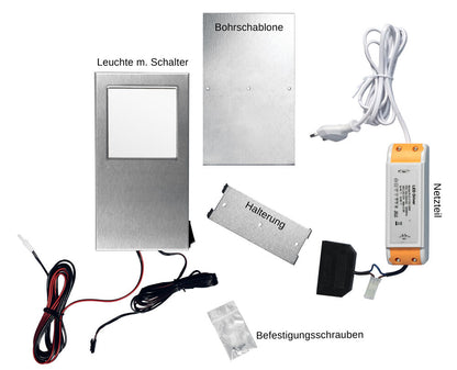 THEBO LED Leuchten-Set TADEO XL 3000K warmweiß mit Hauptschalter – Bild 3