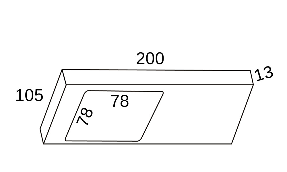 THEBO LED Leuchten-Set TADEO XL 4000K neutralweiß ohne Hauptschalter