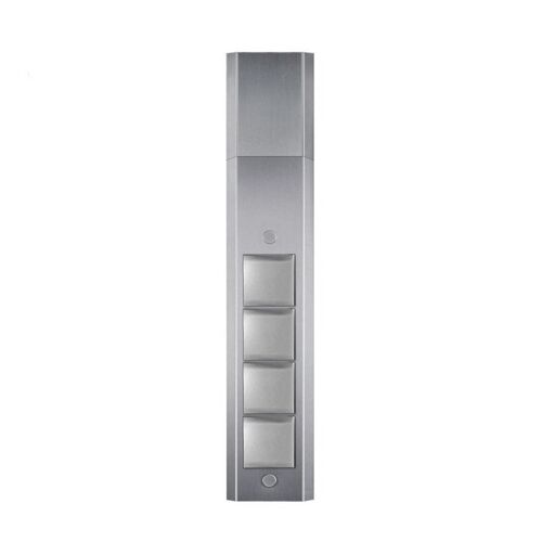 Thebo-Licht Energie-Elektrosäule ST 3008K aus Edelstahl mit 4 Steckplätzen und Klappdeckel / Ecksteckdosen /…