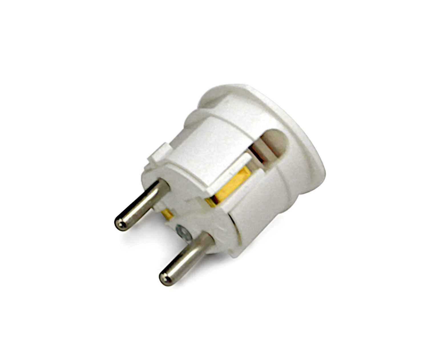 THEBO Schutzkontakt Winkelstecker weiss 250 V/16 A CE, VDE / Schuko-Stecker