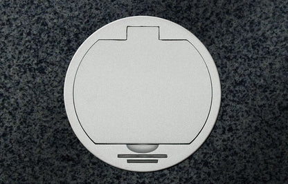 THEBO 1-fach Einbausteckdose ST 17 mit Klappdeckel – Bild 5